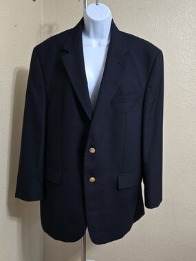 Ralph Lauren Navy Blazer with Gold Buttons